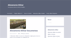 Desktop Screenshot of alistamentomilitar.org