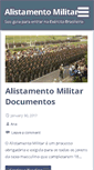 Mobile Screenshot of alistamentomilitar.org