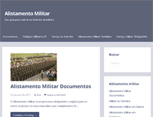 Tablet Screenshot of alistamentomilitar.org